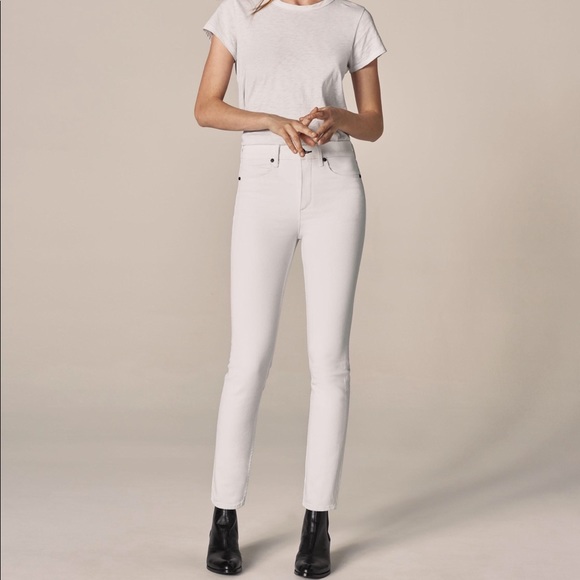 rag & bone Denim - NEW • Rag & Bone • Cigarette Jeans White 24